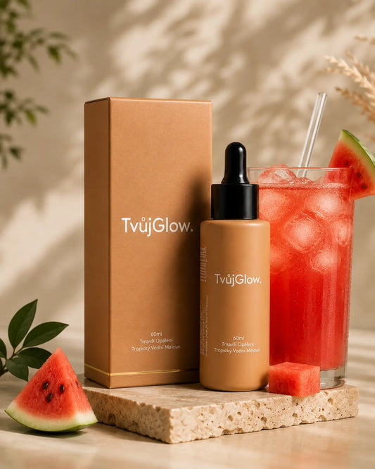 TvůjGlow™ kapky pro tmavší opálení